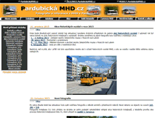 Tablet Screenshot of pardubickamhd.cz